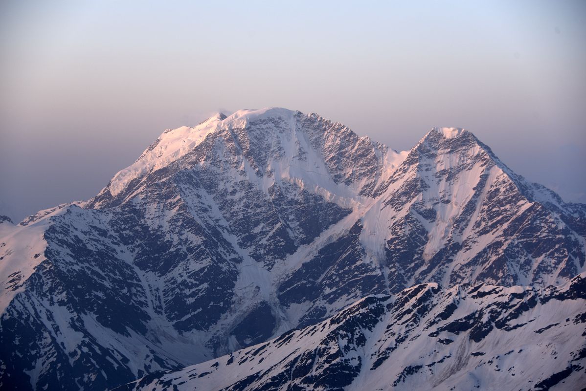11 Sunrise On Mounts Donguz-Orun And Nakra-tau From Garabashi Camp On Mount Elbrus Climb